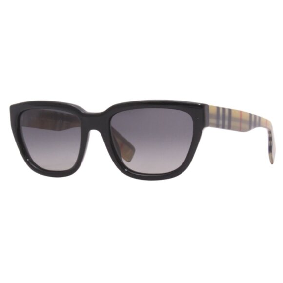 Burberry B4277 3757/T3 Square Sunglasses, Women's - Tan/Black